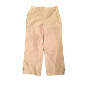 Size 16 Hartstrings Girls Light Pastel Purple Cotton Linen Blend Pants